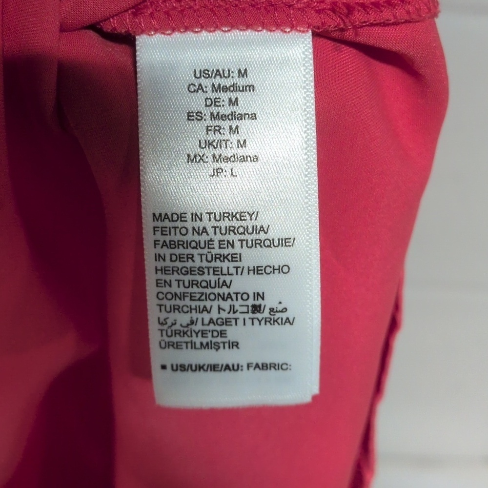 Red Mini Wrap Dress, Bitter Red, Medium, NWT, Date Night, Girl's Night Out - Picture 9 of 11